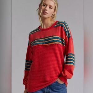 Urban Outfitters BDG NWT Rugby Jersey With Crochet Trim Size M